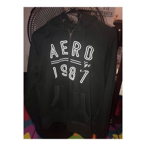Aeropostale Black zip up jacket